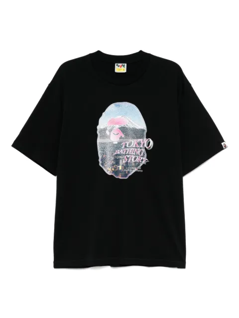 A BATHING APE® logo-printed T-shirt