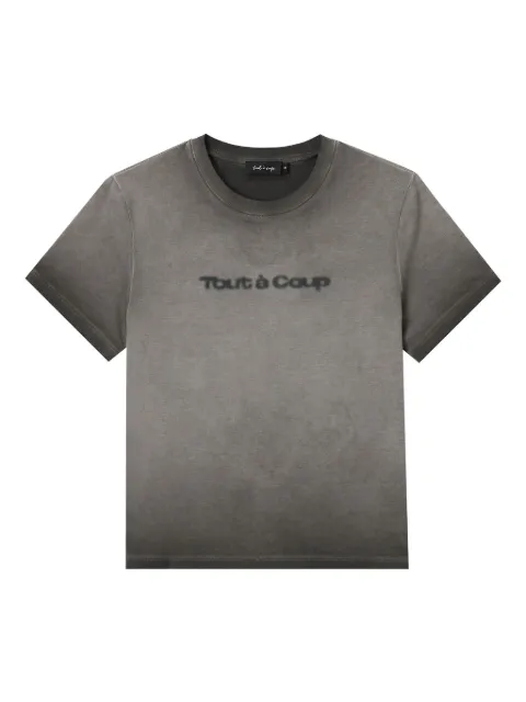 tout a coup logo-print T-shirt