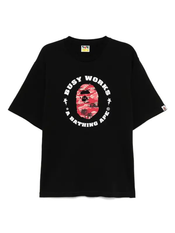 A BATHING APE® ロゴ Tシャツ | ブラック | FARFETCH JP