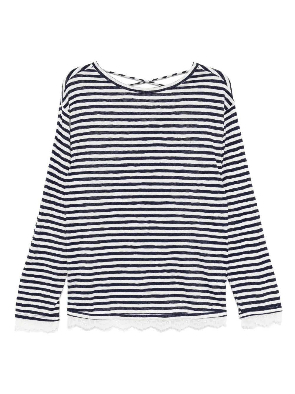 logo-printed blouse