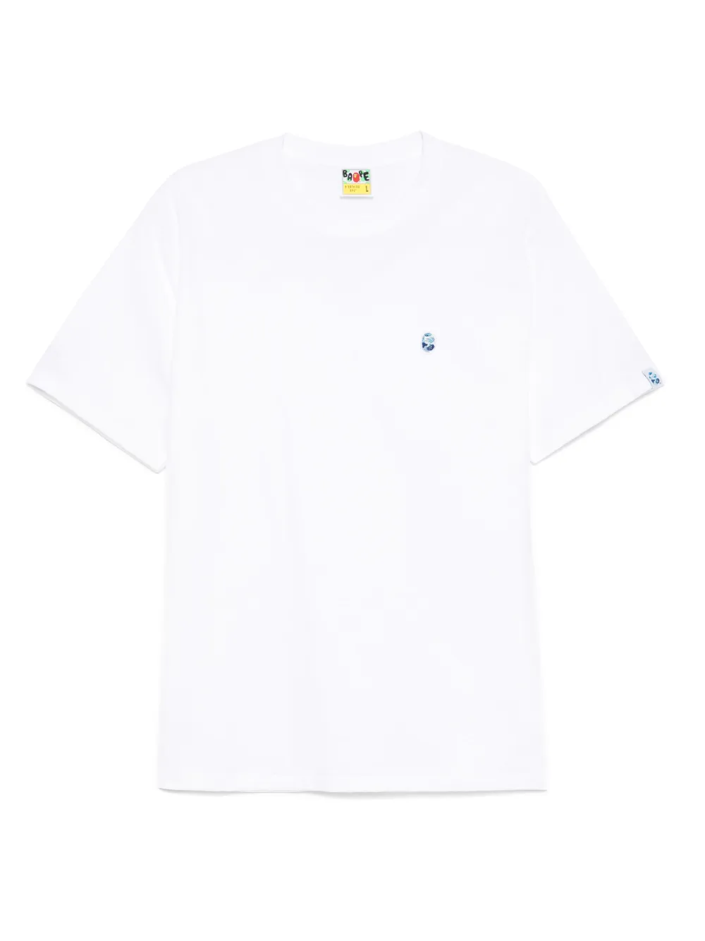 logo-embroidered T-shirt
