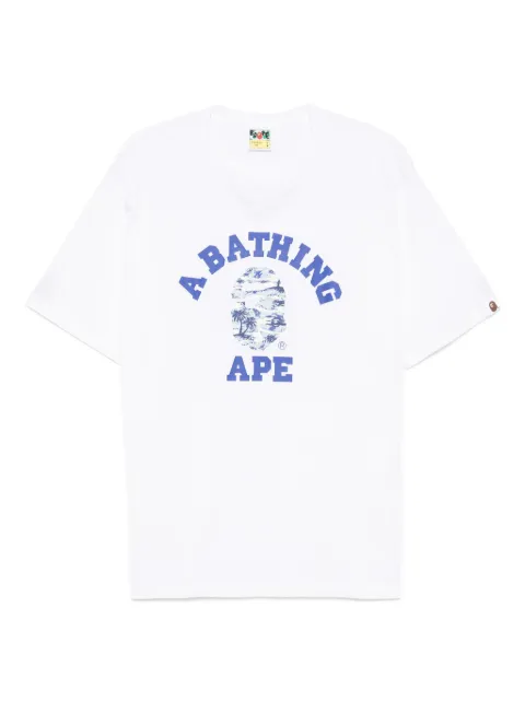 A BATHING APE® logo-printed T-shirt