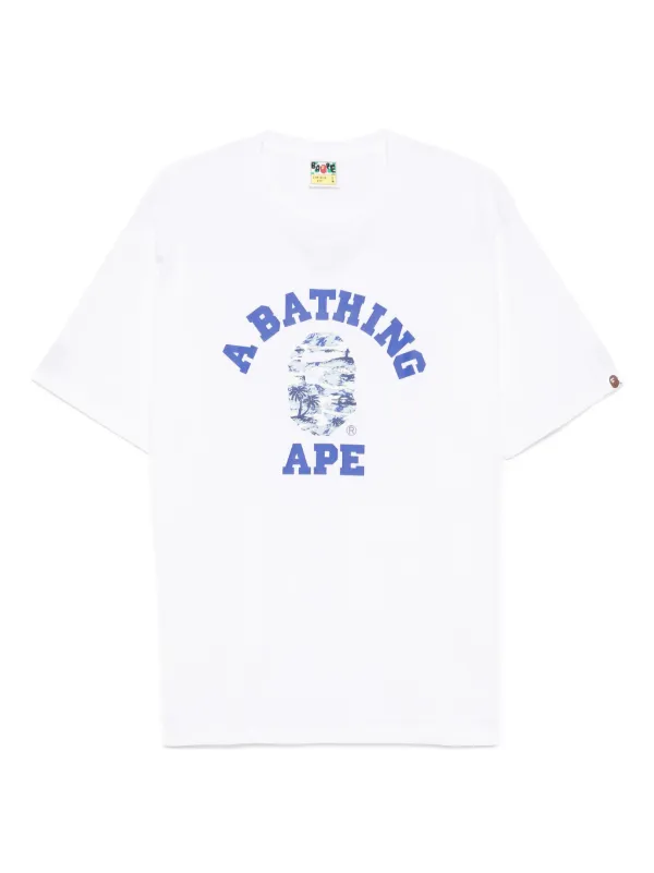 A BATHING APE GO!APE Tシャツ ホワイト M A BATHING APE® ロゴ Tシャツ | ホワイト | FARFETCH JP