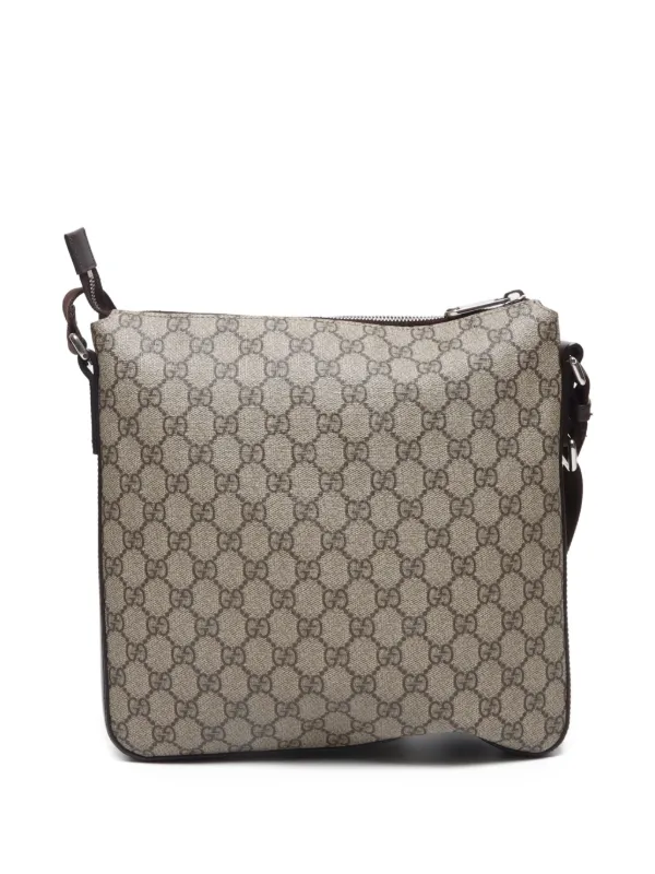 Gucci Pre-Owned 2010-2020s GG Supreme Shoulder Bag Brown