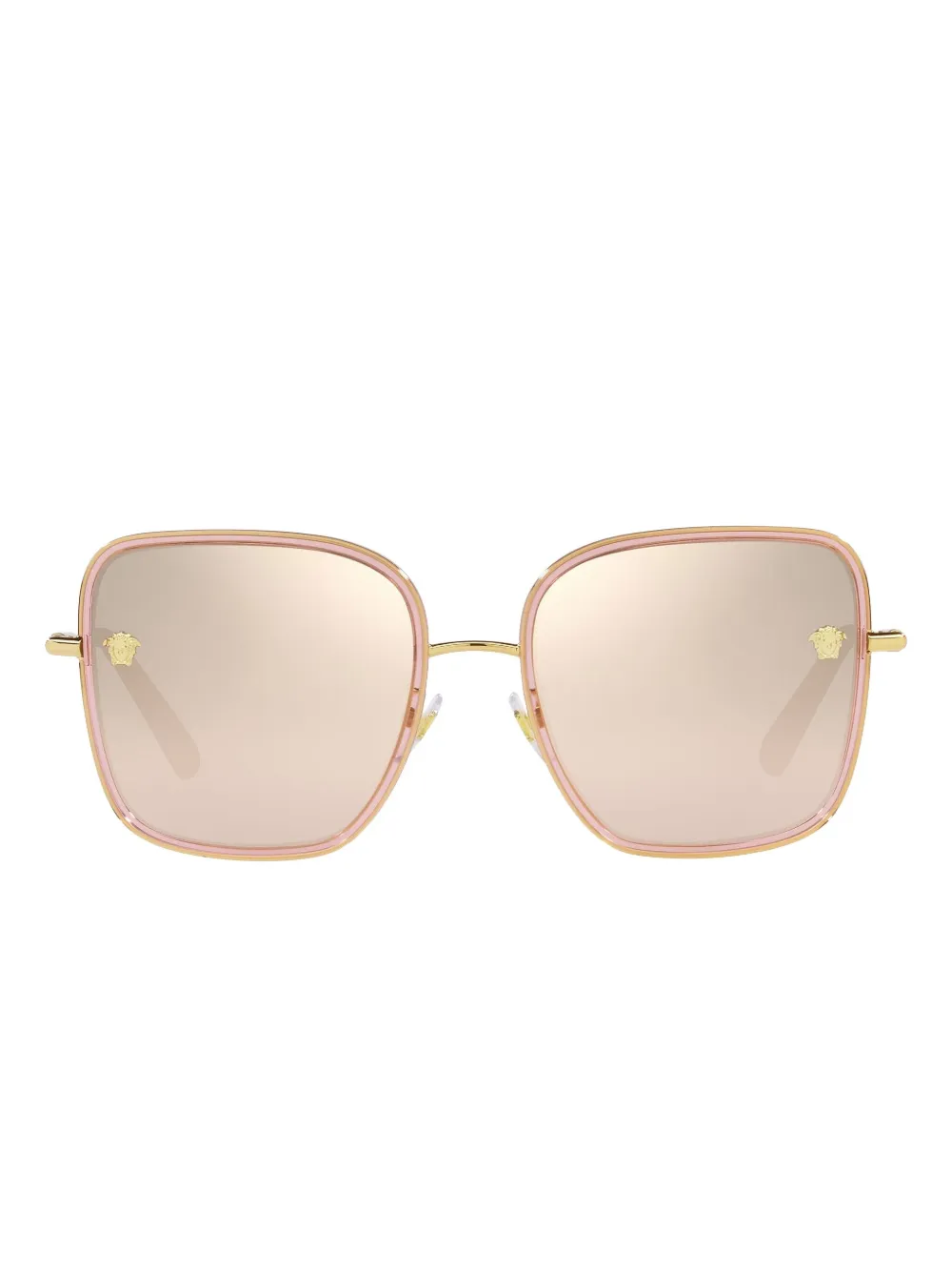 Versace Eyewear Zonnebril met vierkant montuur Goud