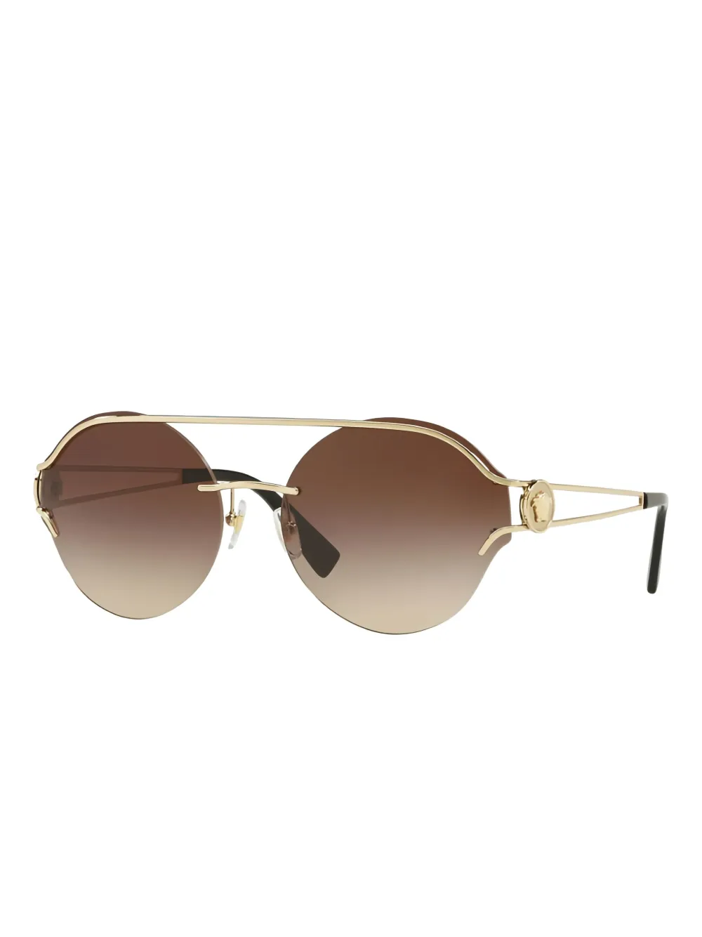 Versace Eyewear oval-frame sunglasses - Goud