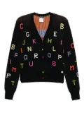 CHANEL Pre-Owned 2001 embroidered cardigan - Black