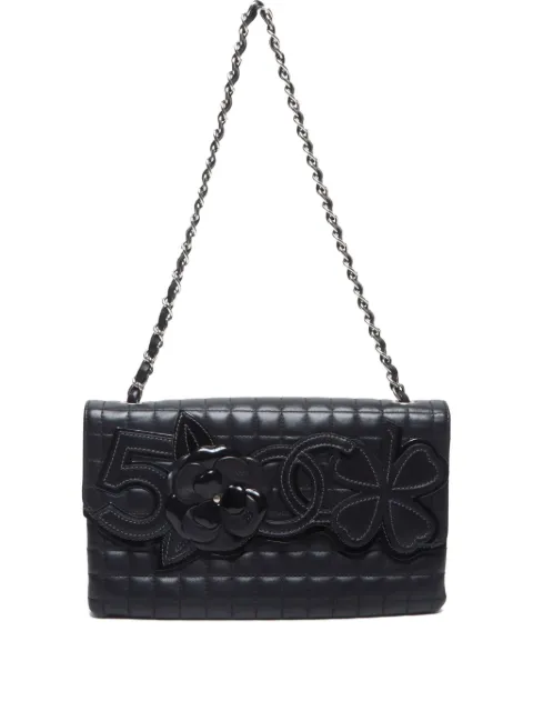 CHANEL Pre-Owned 2005-2006 Chocolate Bar Camelia shoulder bag