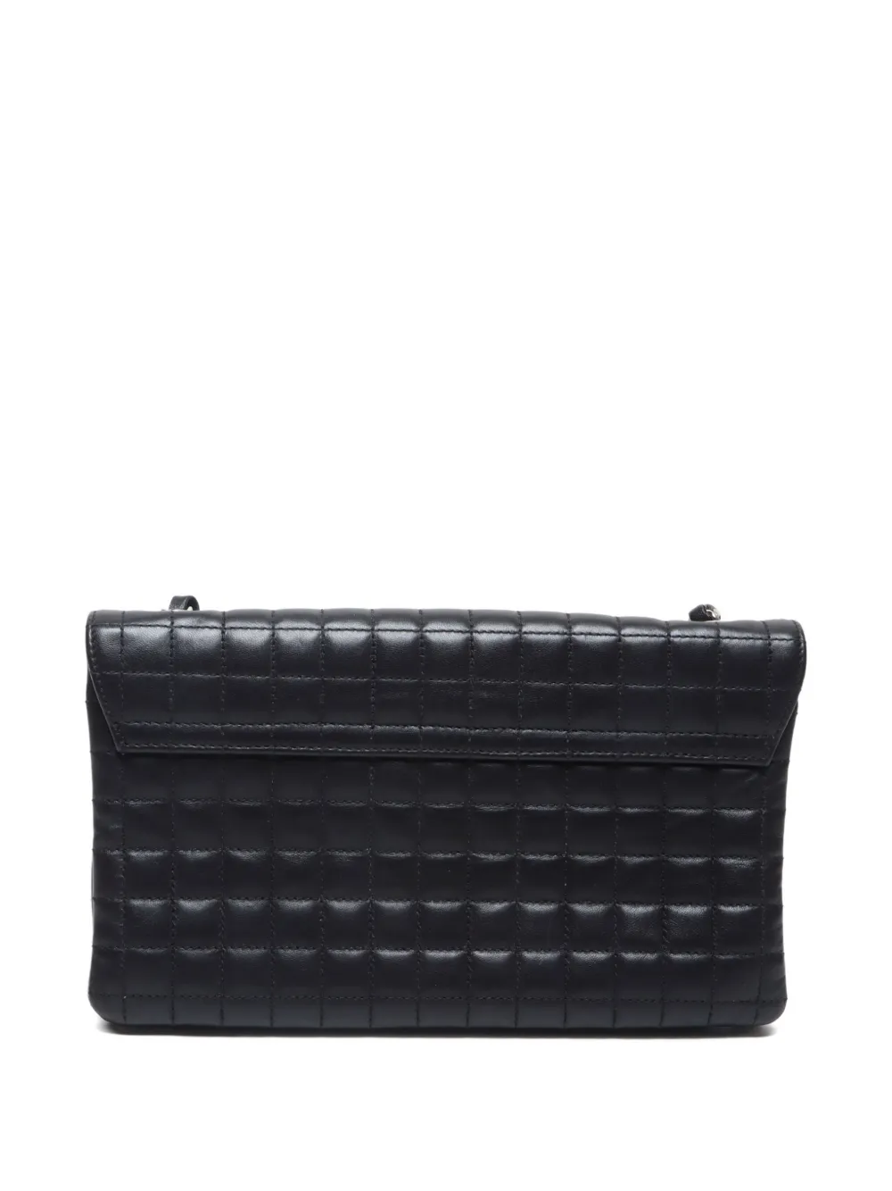 Pre-owned Chanel 2005-2006 Chocolate Bar Camelia Shoulder Bag
