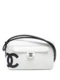 CHANEL Pre-Owned 2004-2005 Cambone Turn Lock shoulder bag - White