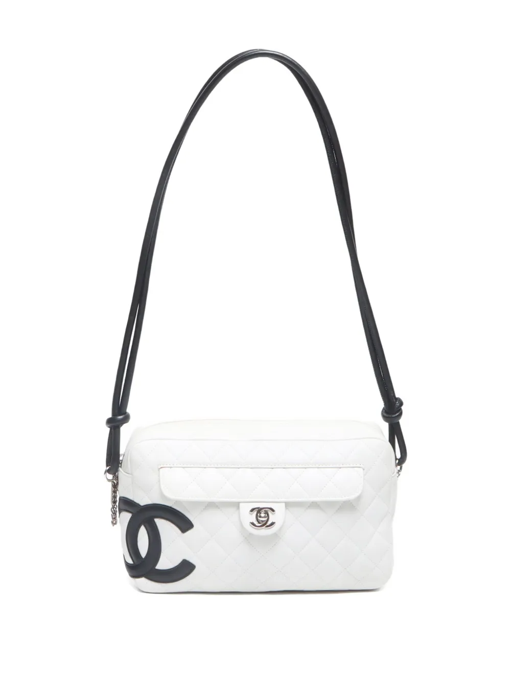Pre-owned Chanel 2004-2005 Cambone Turn Lock Shoulder Bag