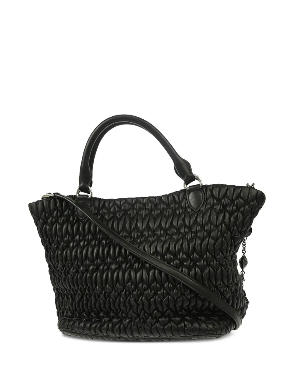 Miu Miu Pre-Owned 2010s Matelasse Chain Handbag | Estilos de archivo | Image 2