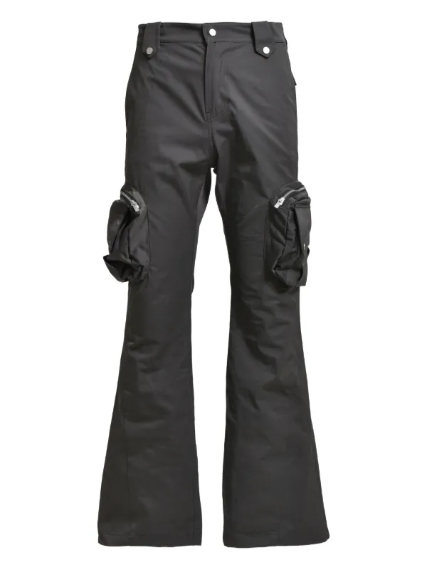 パンツ fffpostalservice FFFPOSTALSERVICE Flared Cargo Trousers | Grey | FARFETCH