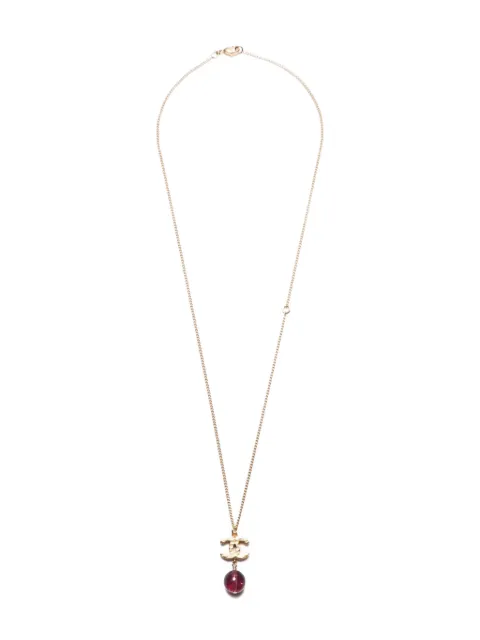 CHANEL Pre-Owned قلادة 'CC مارك' 2012