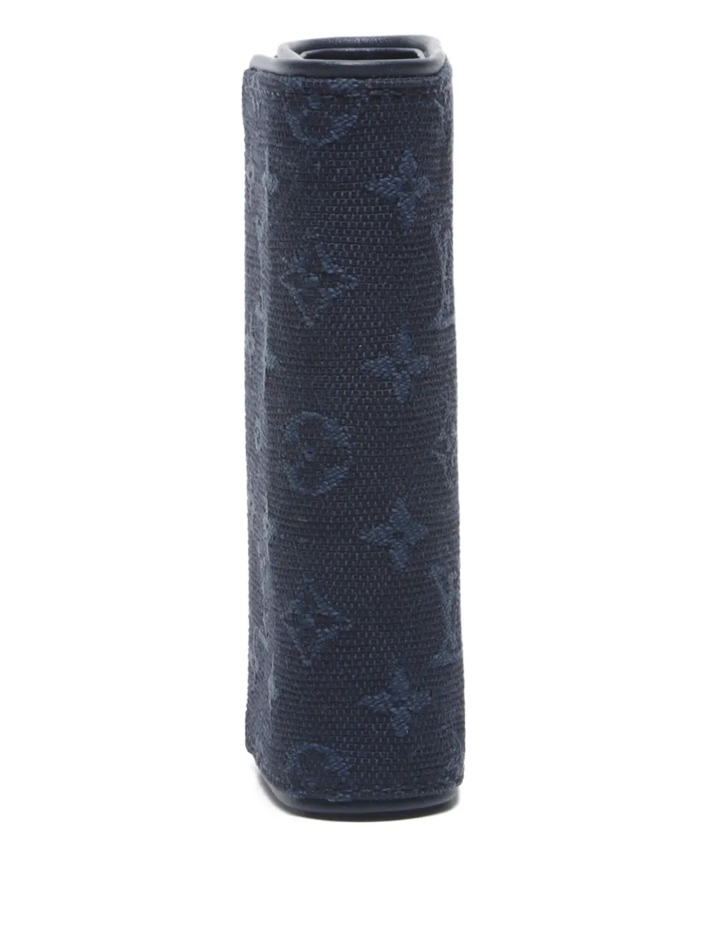 Pre-owned Louis Vuitton 2002 Portovie Wallet In Blue