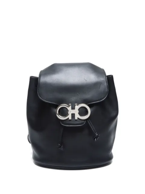 Ferragamo Pre-Owned 2010s Gancini leather backpack
