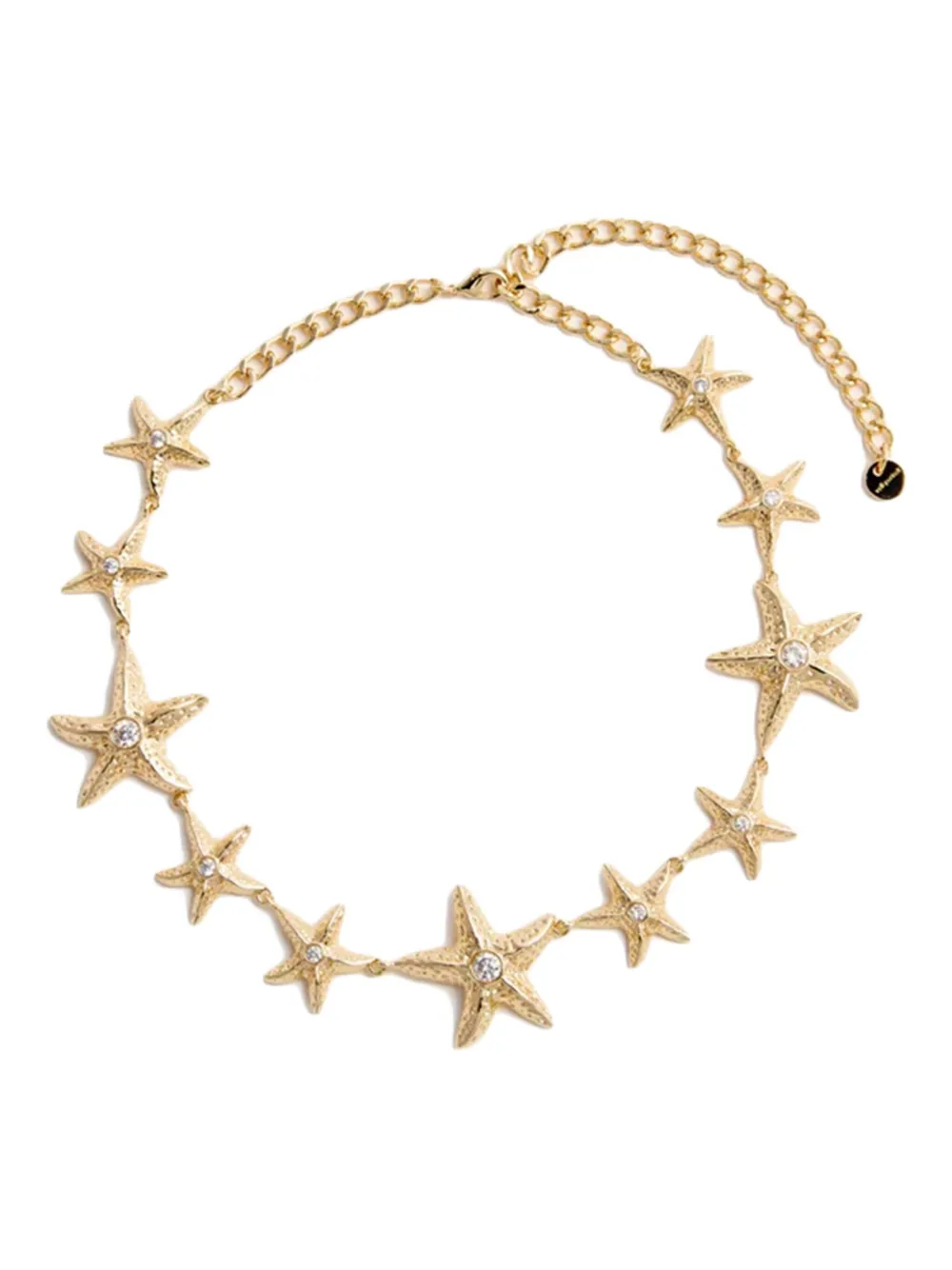 Self-portrait Starfish Necklace In Gold