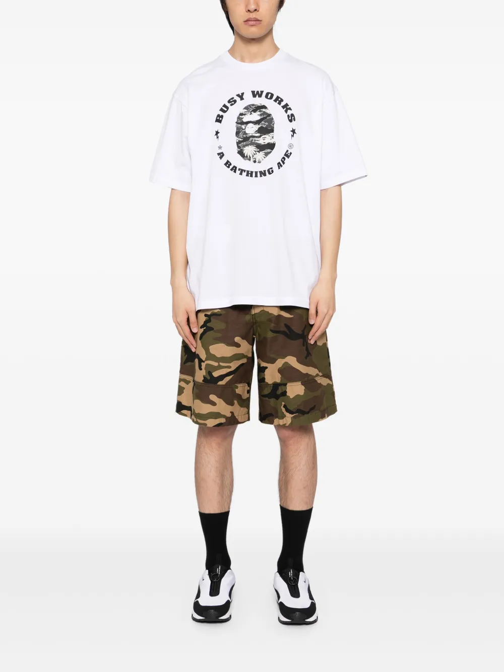 A BATHING APE® logo-printed t-shirt | T-Shirts | Image 2