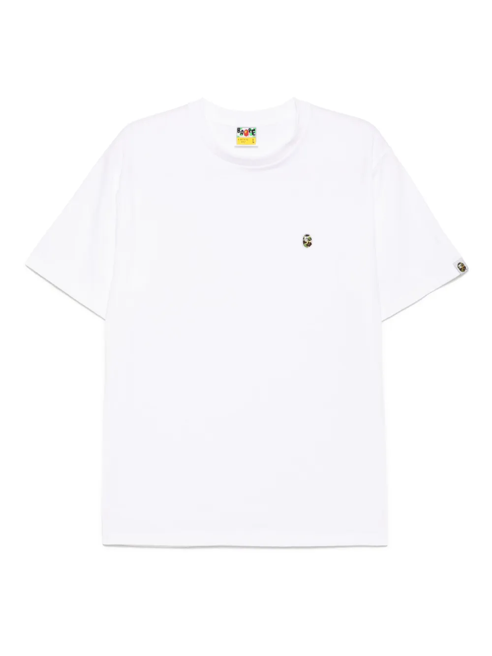 logo-embroidered t-shirt