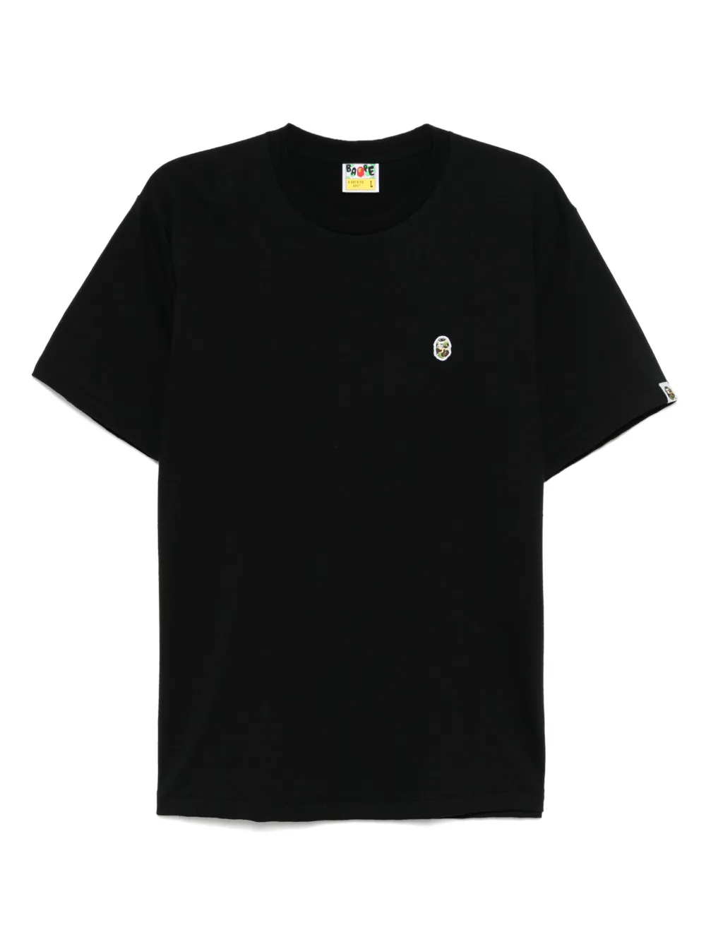 logo-embroidered T-shirt