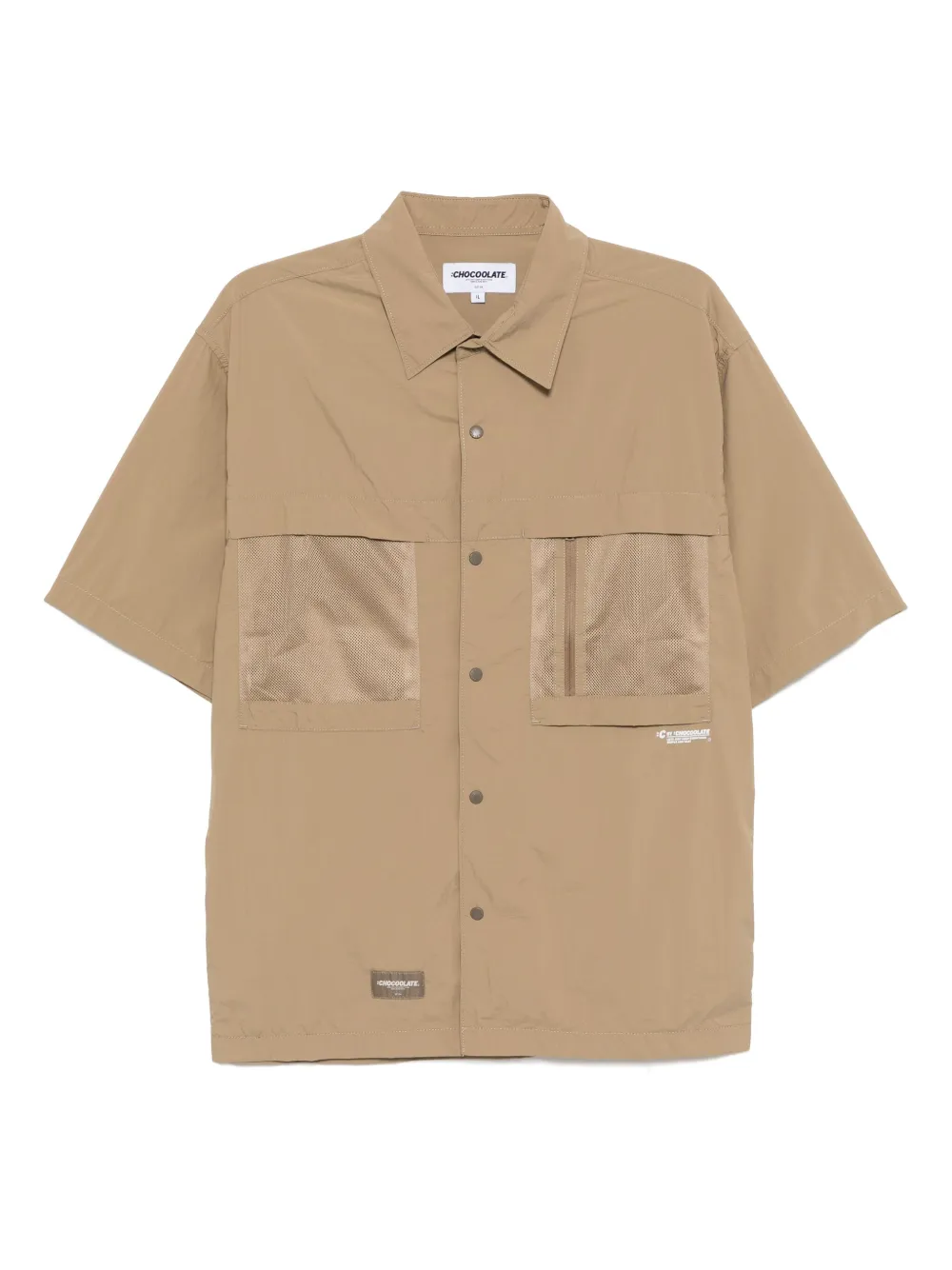 CHOCOOLATE short-sleeved shirt | Brown | Image 1