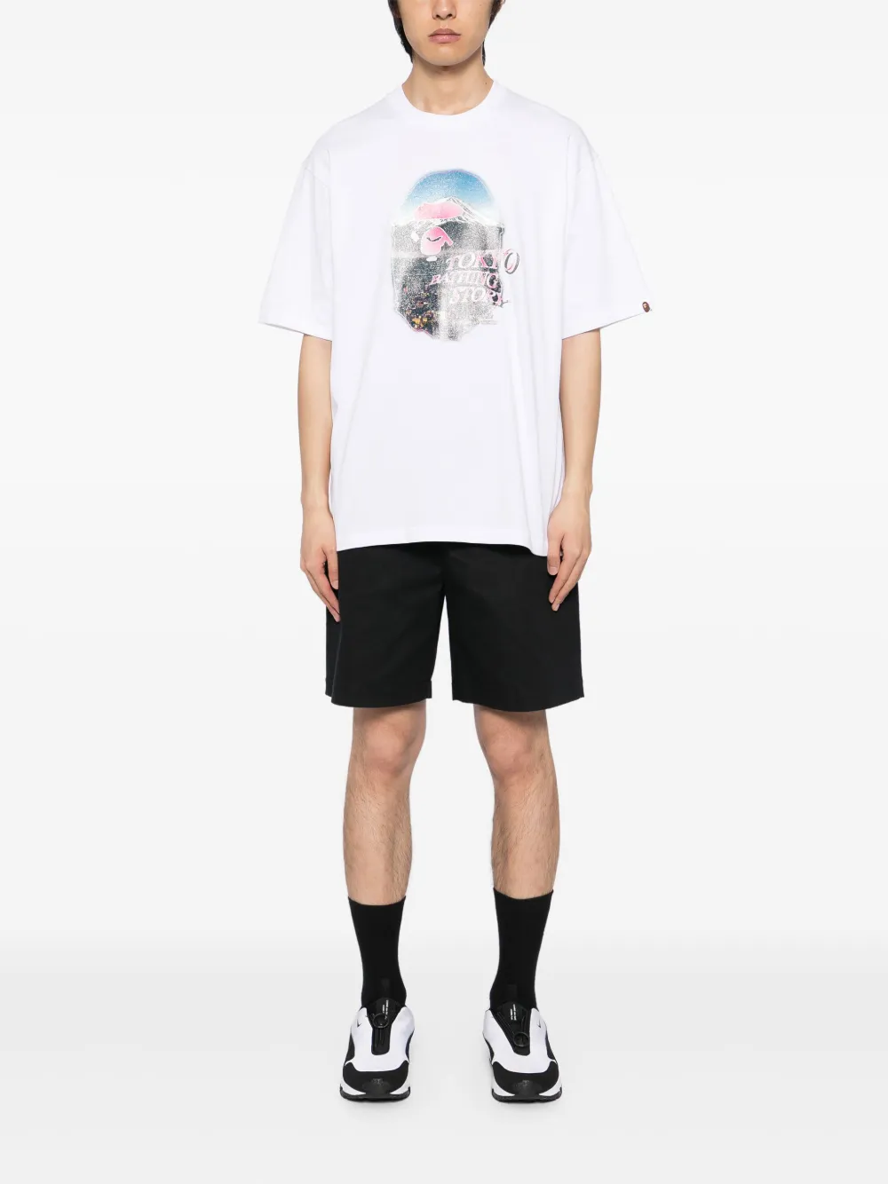 A BATHING APE® logo-printed t-shirt | T-Shirts | Image 2