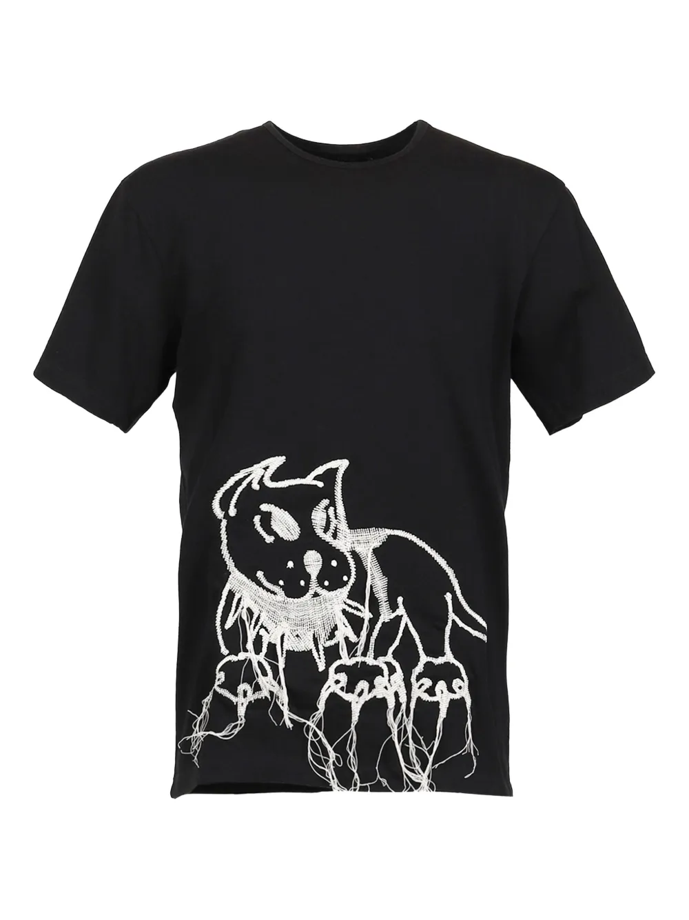 CHITO playera con bordado de guardia | negro | Image 1