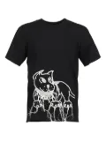 CHITO guard-embroidered T-shirt - Black