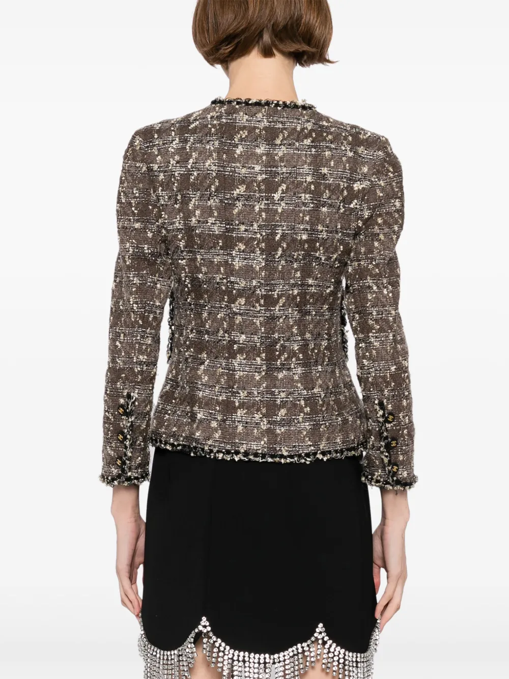 Pre-owned Chanel 1994 Single-breasted Collarless Jacket