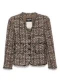 CHANEL Pre-Owned 1994 single-breasted collarless jacket - Brown