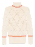 Christian Dior Pre-Owned 2004 pointelle jumper - Neutrals