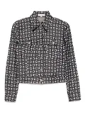 Céline Pre-Owned 1990-2000s Macadam denim jacket - Blue