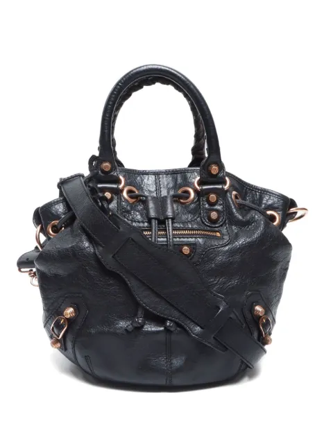 Balenciaga Pre-Owned 2010-2020 Pompon leather tote bag
