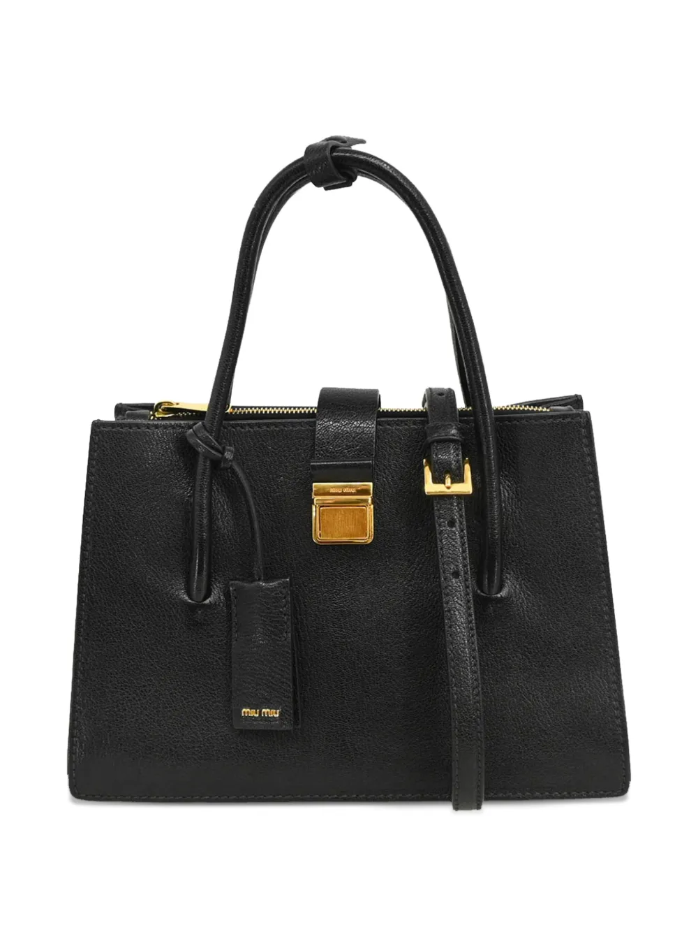 Miu Miu Pre-Owned 2010s leather two-way tote bag | Pre-Owned | Image 2