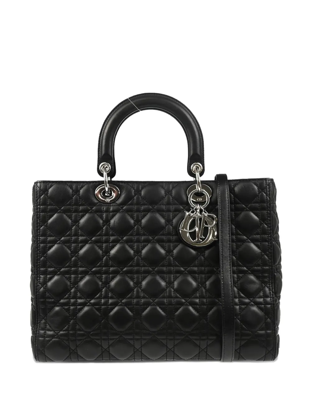 Christian Dior Pre-Owned 2013 Lady Dior handbag - ブラック Christian Dior Pre-Owned 2013 Lady Dior handbag - ブラック