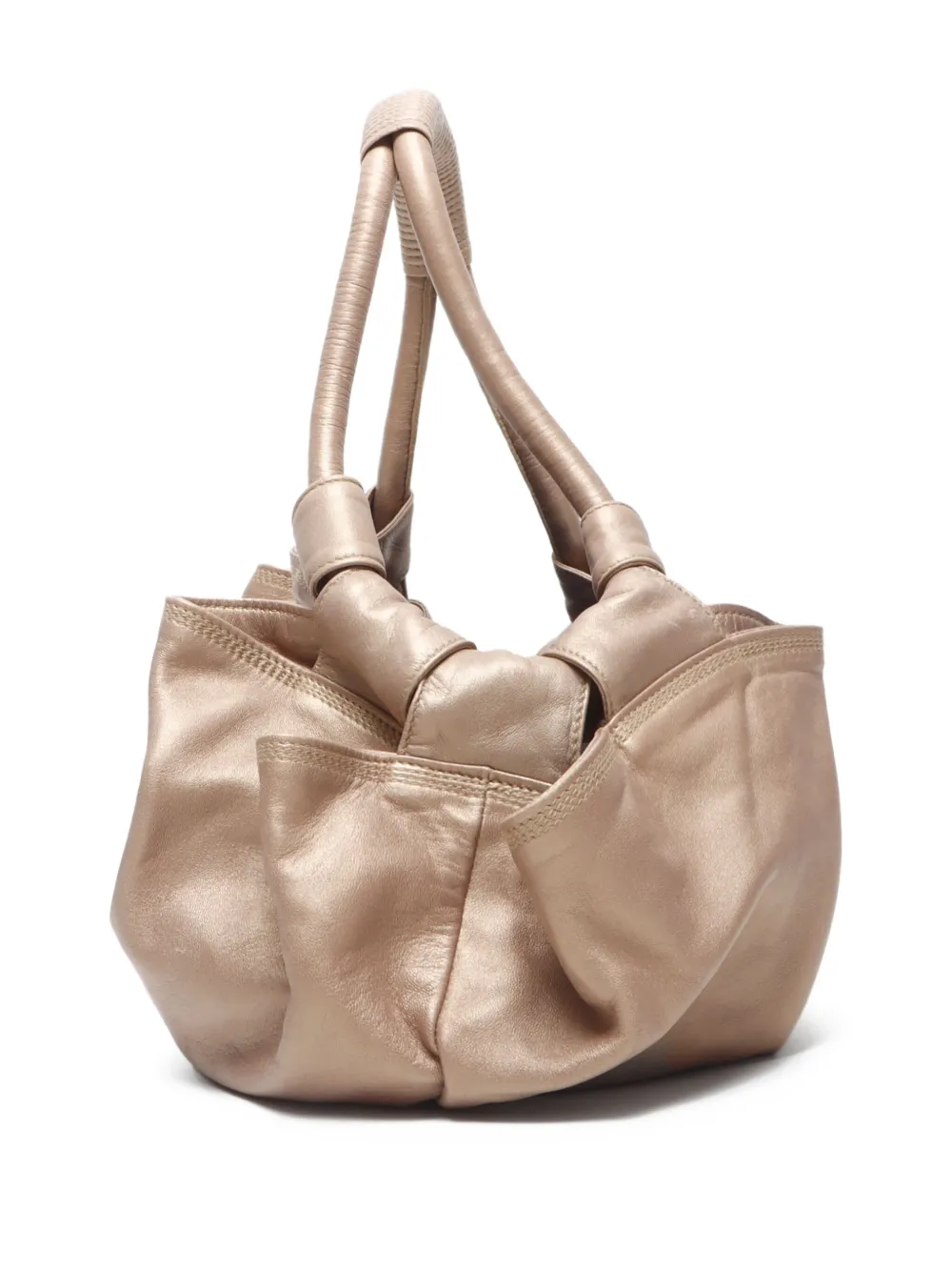 Pre-owned Loewe 2010 Aire Handbag In Gold
