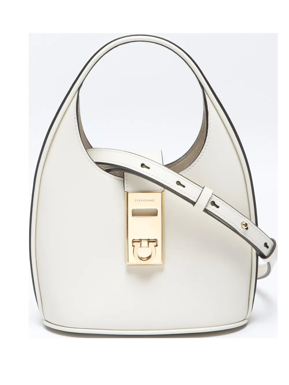 Pre-owned Ferragamo 2020s Gancini Buckle Mini Bag