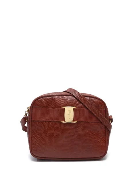Ferragamo Pre-Owned 1990-2010 leather Vara shoulder bag