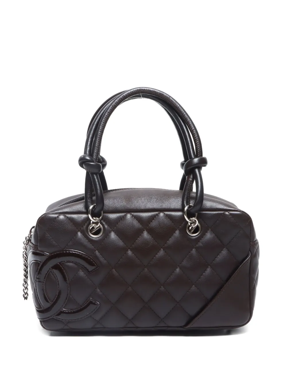 CHANEL Pre-Owned 2005-2006 small Cambon Lone tote bag | Black | Image 1