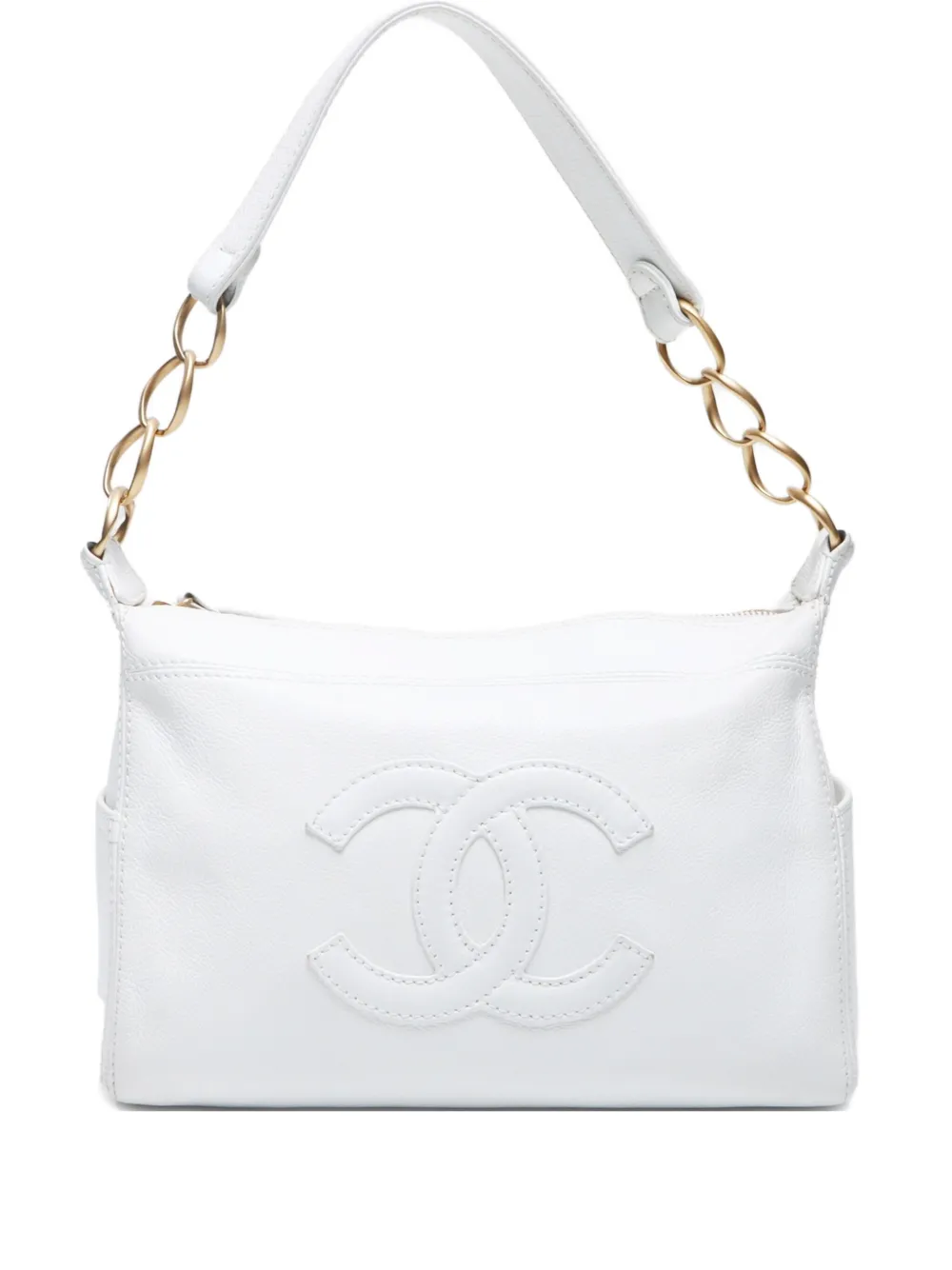 CHANEL Pre-Owned 2003-2004 CC Mark shoulder bag - ホワイト CHANEL Pre-Owned 2003-2004 CC Mark shoulder bag - ホワイト