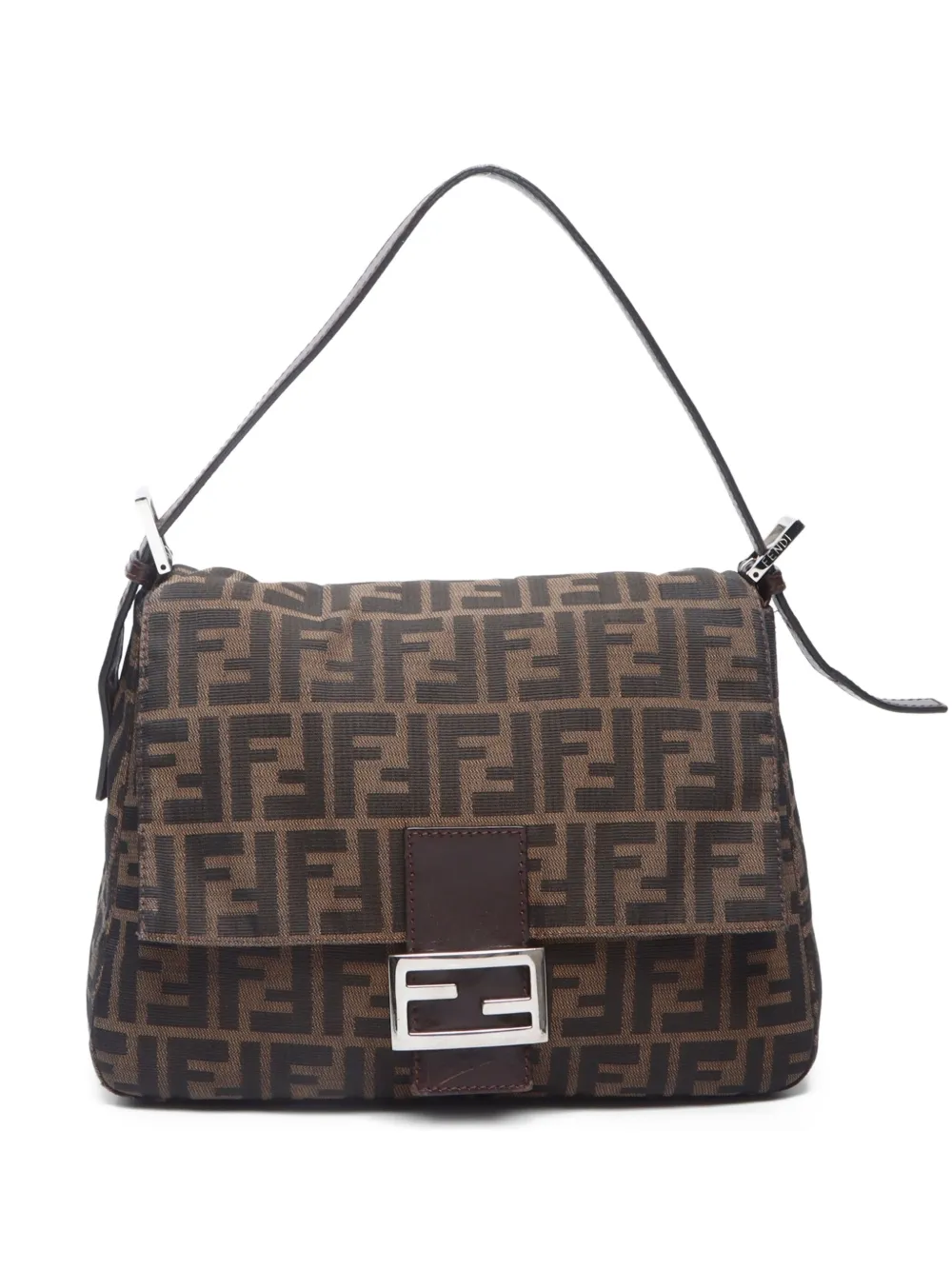 Fendi Pre-Owned 2000s Zucca Mamma Baguette shoulder bag | Brown | Image 1
