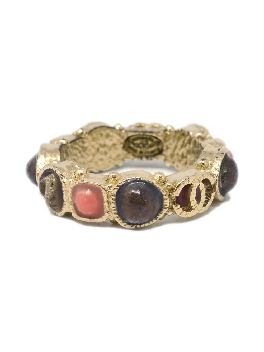CHANEL Pre-Owned 2012 Gripoix ring | Gold | Image 1