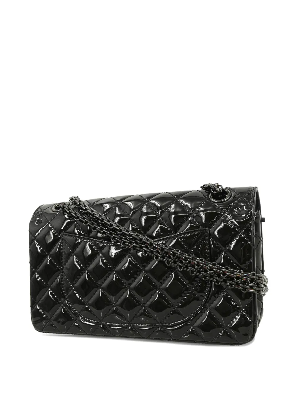 CHANEL Pre-Owned 2020 ダブルフラップ ショルダーバッグ M - ブラック CHANEL Pre-Owned 2020 ダブルフラップ ショルダーバッグ M - ブラック