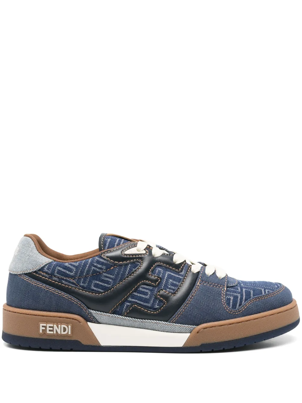 FENDI leather sneakers - ブルー FENDI leather sneakers - ブルー