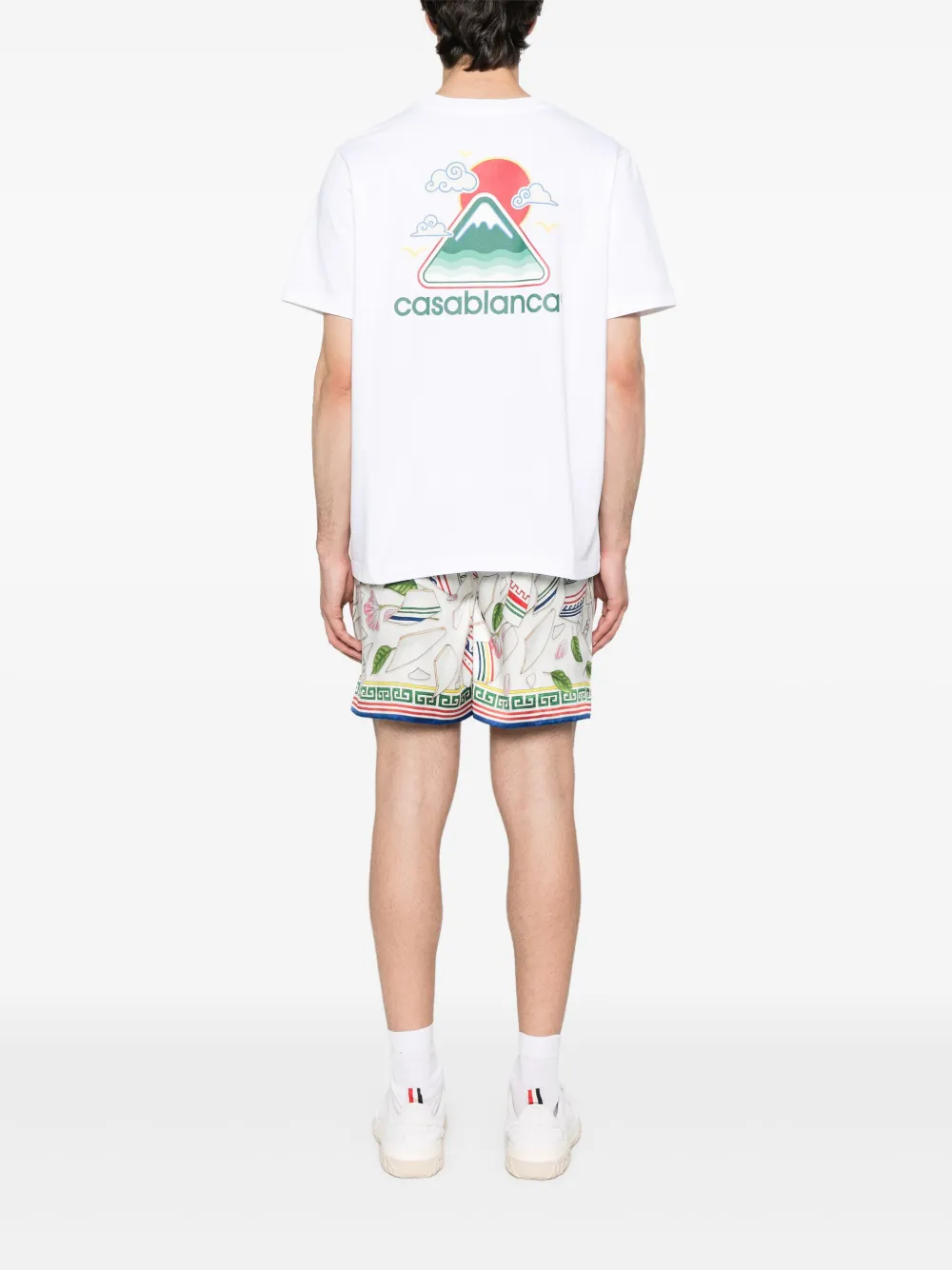 Casablanca organic-cotton t-shirt - Wit