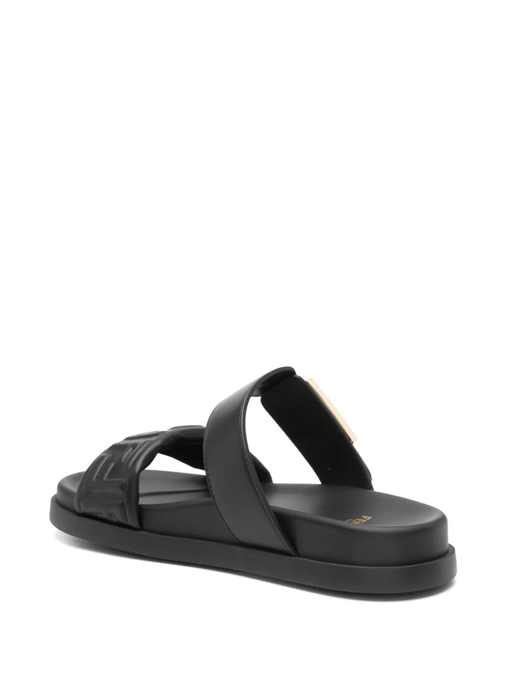 FENDI nappa-leather sandals Black