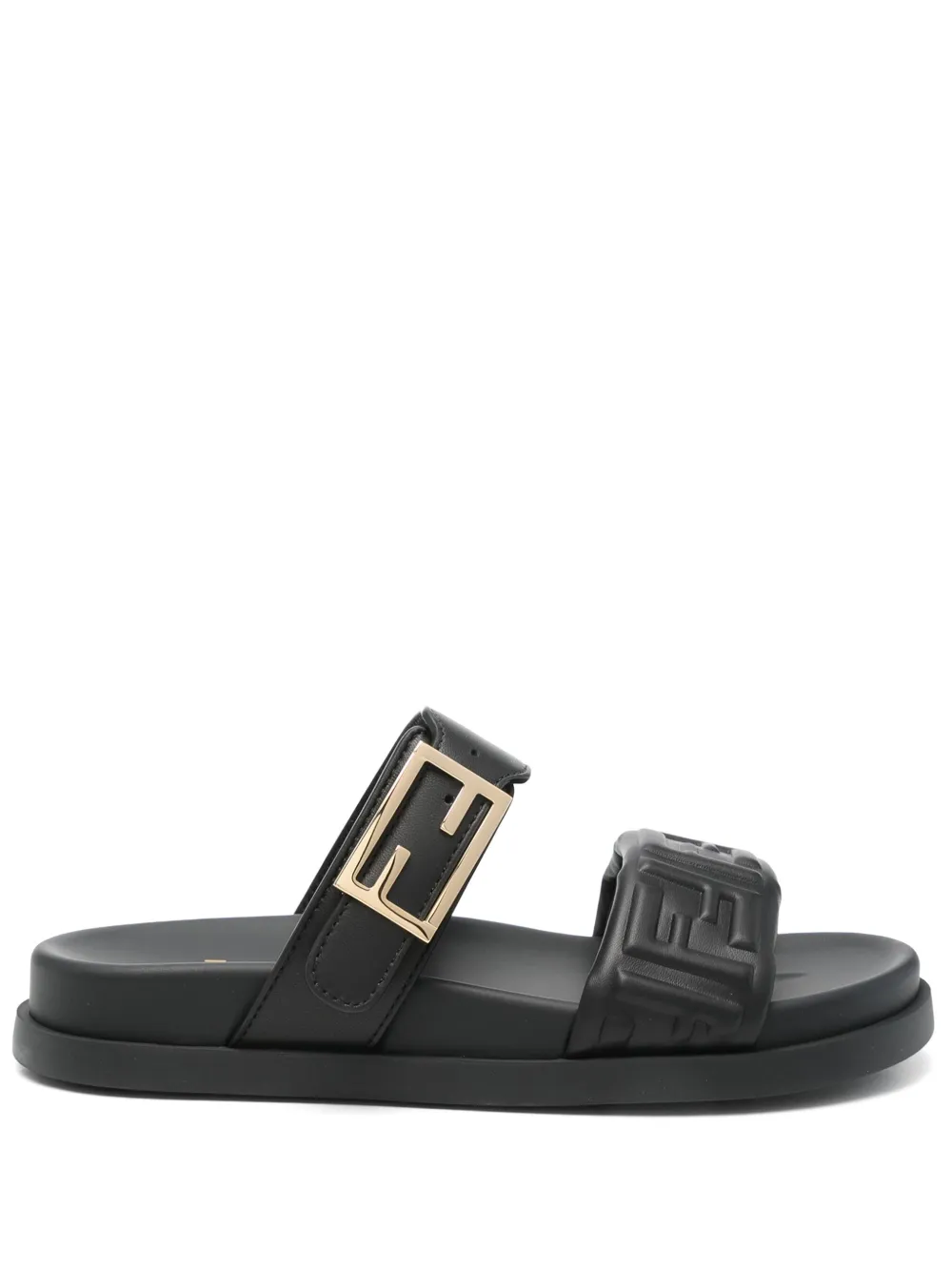 FENDI nappa-leather sandals Black