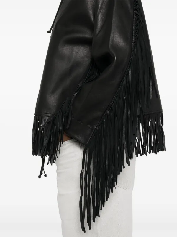 By Malene Birger Beatrisse Leather Biker Jacket | Black