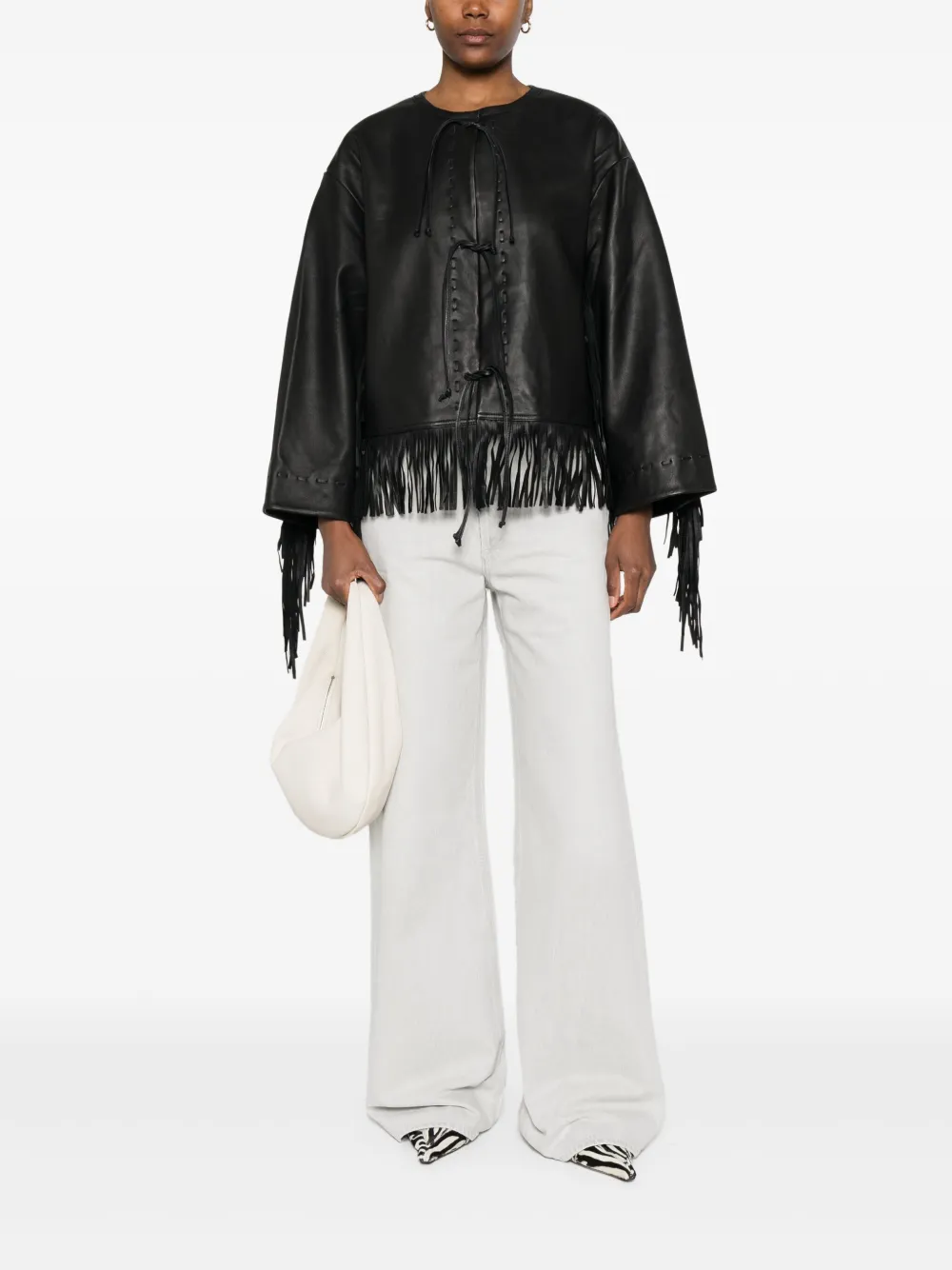 Shop By Malene Birger Zoena Leather Jacket