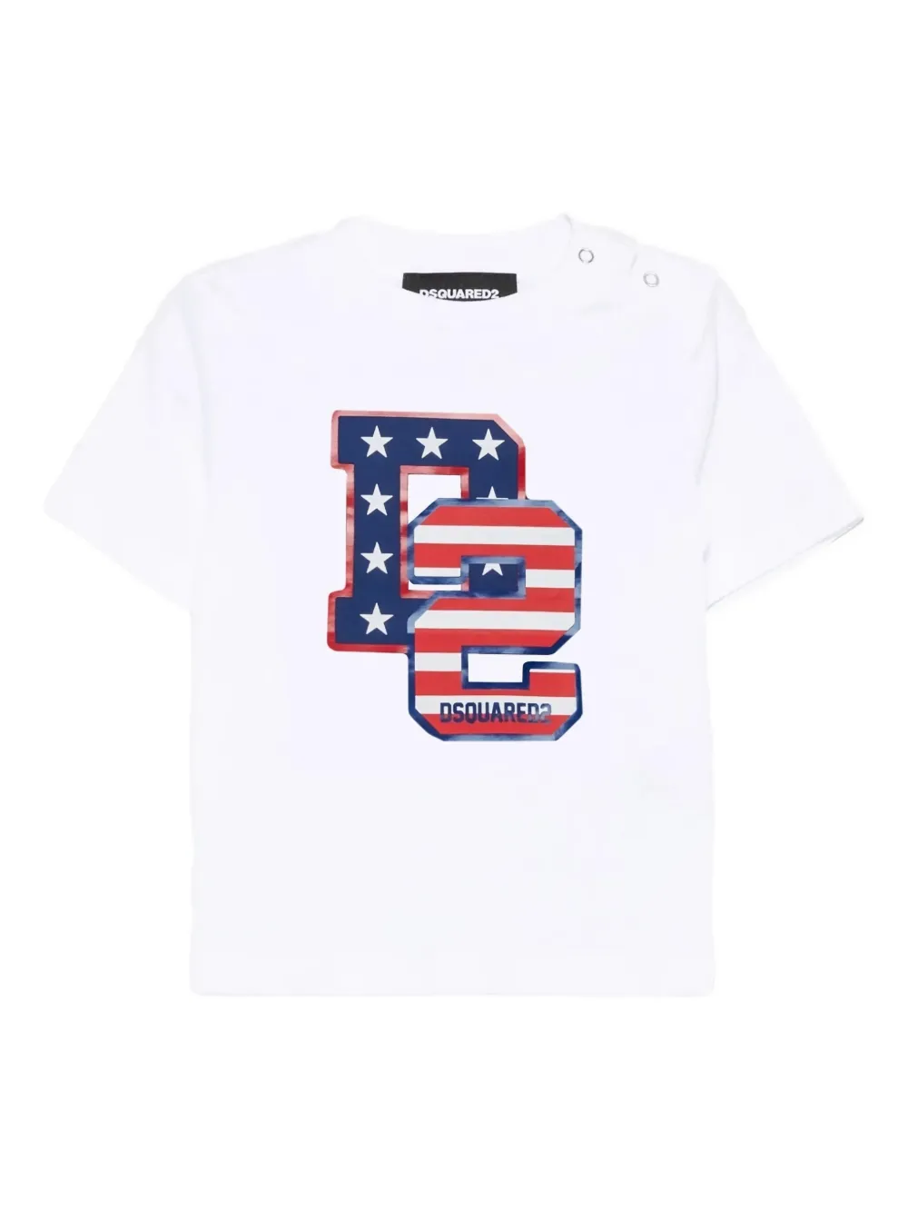 DSQUARED2 KIDS T-shirt met logoprint Wit